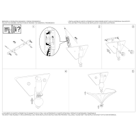 Светильник настенный Ideal Lux Santa AP1 Big Прозрачный E14 087368