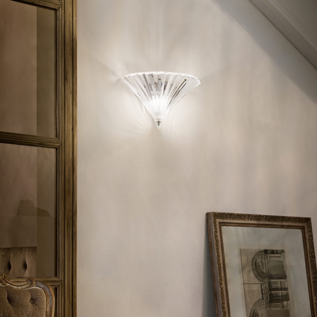 Светильник настенный Ideal Lux Santa AP1 Big Прозрачный E14 087368