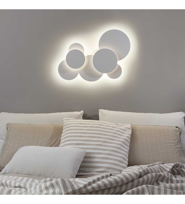 Люстра потолочная Ideal Lux Cloud PL D74 Белый 3000К LED 285207
