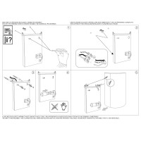 Светильник настенный Ideal Lux Flash AP1 Round Белый Гипс G9 214696