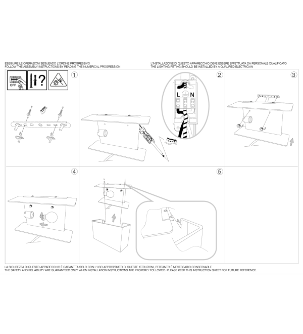 Светильник настенный Ideal Lux Hotel AP2 Канва E27 / LED 103204