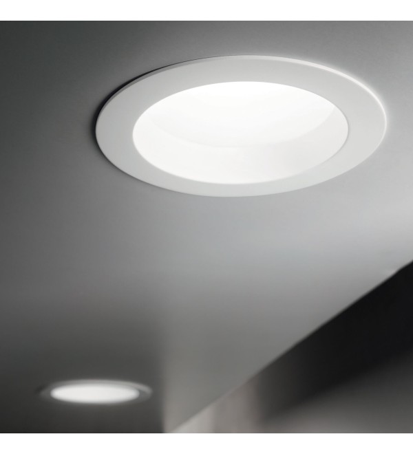 Светильник встраиваемый Ideal Lux Basic FI Wide 10W 3000K Белый LED 193519