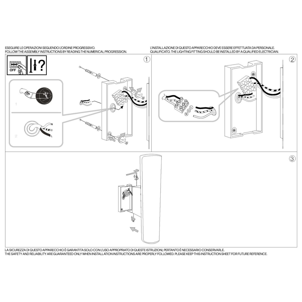 Светильник уличный Ideal Lux Etere AP 4000К Антрацит LED 172408