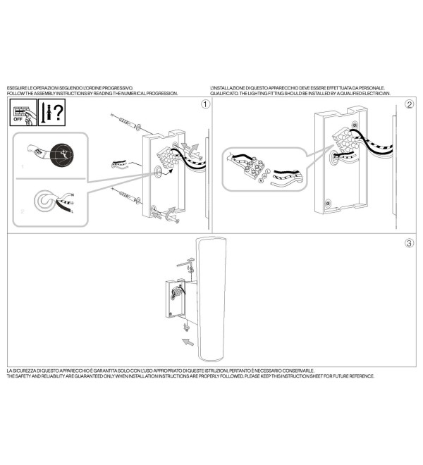 Светильник уличный Ideal Lux Etere AP 4000К Антрацит LED 172408