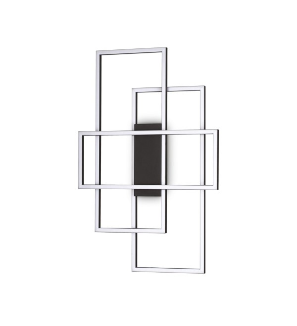 Люстра потолочная Ideal Lux Frame PL Rettangolo Черный 3000К 270661