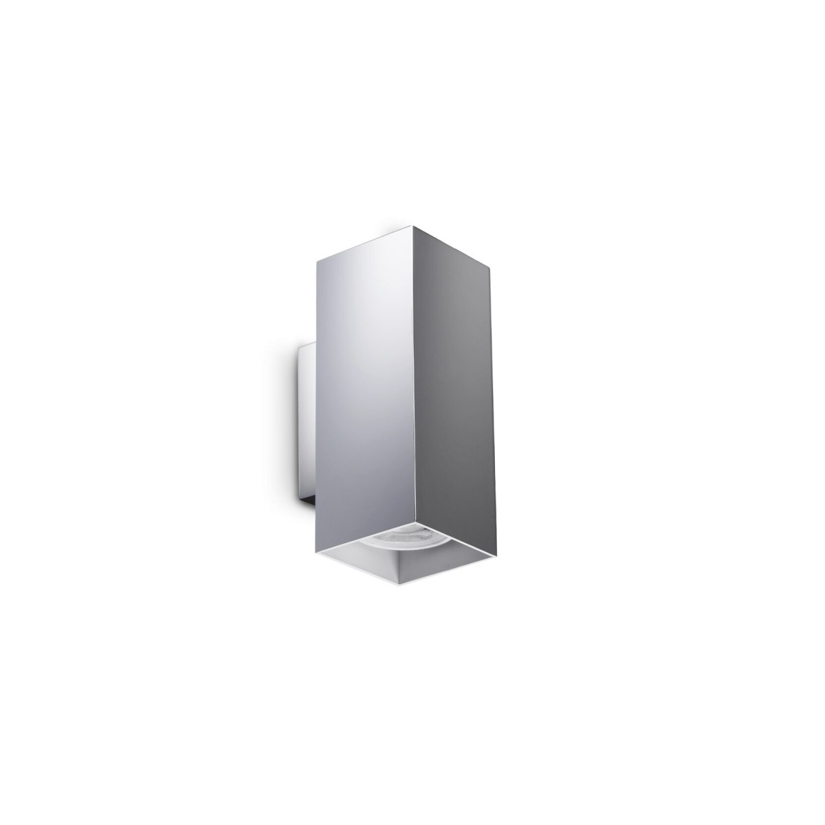 Светильник настенный Ideal Lux Look AP2 Square D60 H150 Хром GU10 370255