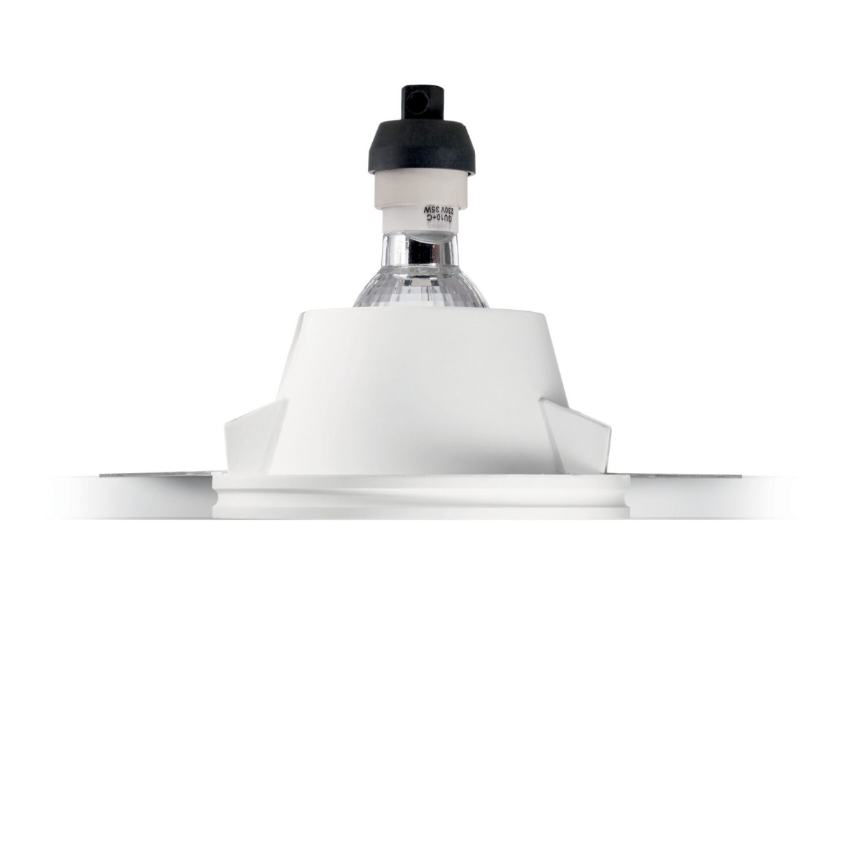 Светильник встраиваемый Ideal Lux Samba FI D90 Round Белый Гипс Не GU10 139012