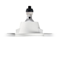 Светильник встраиваемый Ideal Lux Samba FI D90 Round Белый Гипс Не GU10 139012