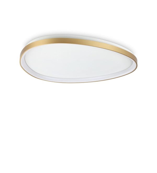 Люстра потолочная Ideal Lux Gemini PL D081 DALI/Push 3000K Латунь LED 329260