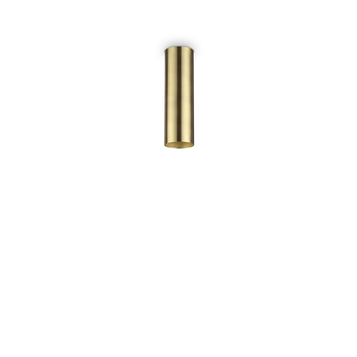 Светильник потолочный Ideal Lux Look PL1 Round D60 H200 Латунь GU10 285214