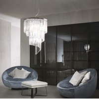 Люстра подвесная Ideal Lux Carlton SP8 Хром E14 117737