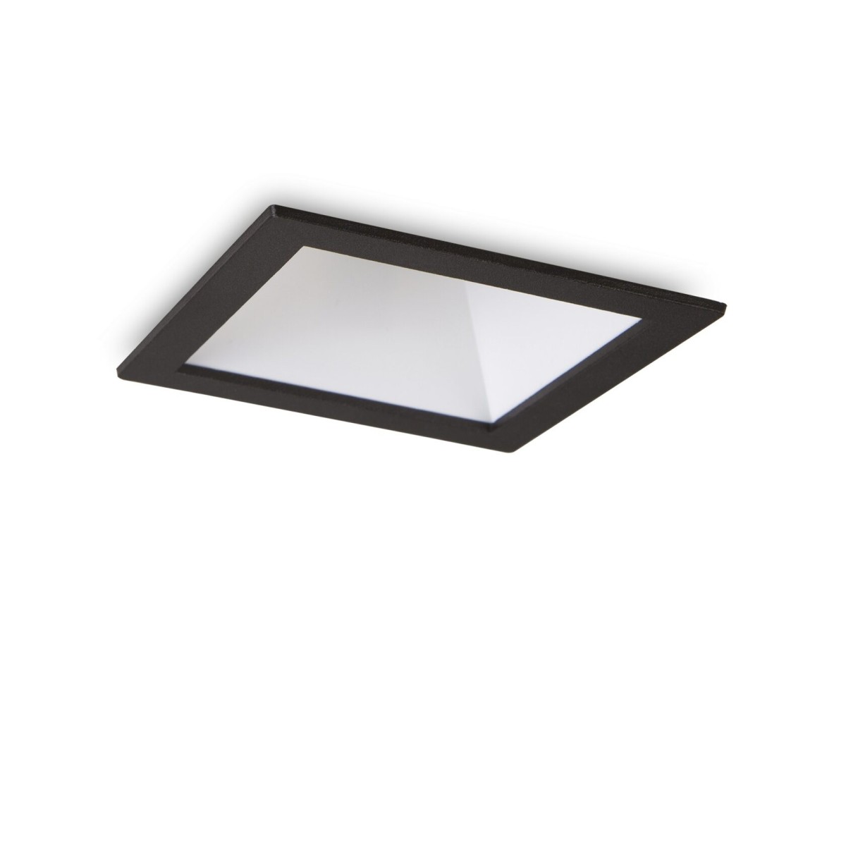 Светильник встраиваемый Ideal Lux Game Trim Square LED Черный / Белый 3000К 192406