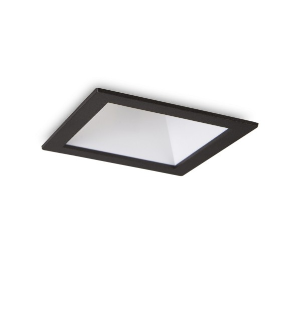 Светильник встраиваемый Ideal Lux Game Trim Square LED Черный / Белый 3000К 192406