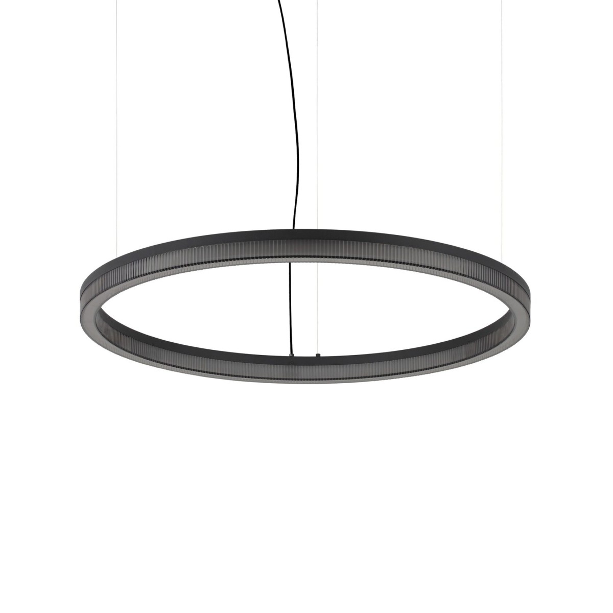 Люстра подвесная Ideal Lux Crown D80 Черный LED 3000K 365015