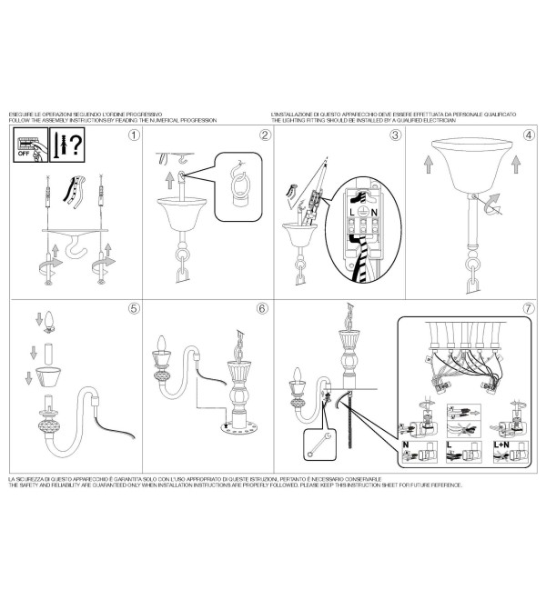 Люстра подвесная Ideal Lux Strauss SP12 Золото E14 140612