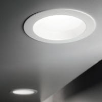 Светильник встраиваемый Ideal Lux Basic FI Wide 15W 3000K Белый LED 193526