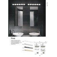 Светильник настенный Ideal Lux Prive AP8 Хром E14 045634