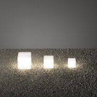 Светильник садово-парковый Ideal Lux Luna PT1 D40 Опал E27 191584
