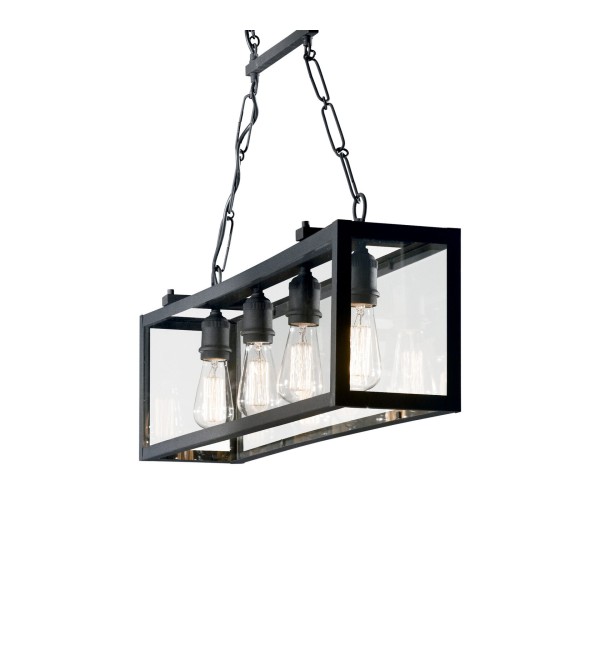 Люстра подвесная Ideal Lux Igor SP4 Черный E27 092942