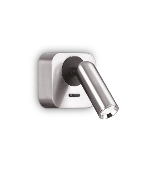 Светильник настенный Ideal Lux Bean AP Square Никель 3000К 260679