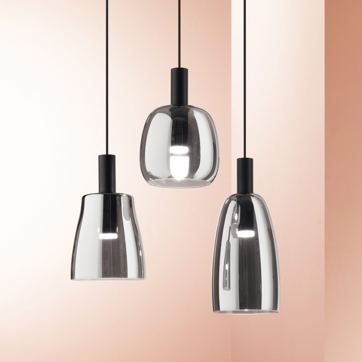 Светильник подвесной Ideal Lux Coco-2 SP Серый LED 3000К 275543