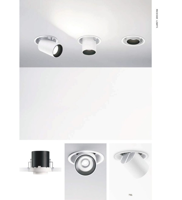 Светильник встраиваемый Ideal Lux Nova FI 12W 3000K LED Черный 248189