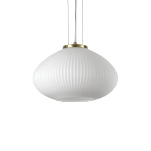Светильник подвесной Ideal Lux Plissé SP1 D35 Латунь E27 264547