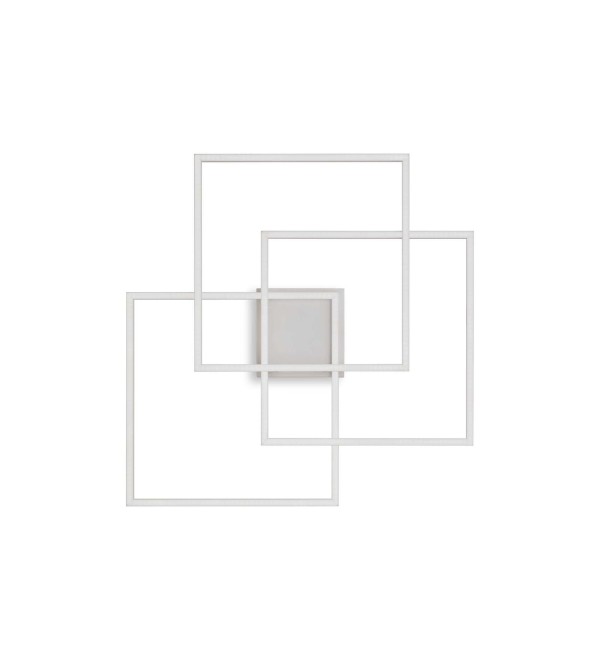 Люстра потолочная Ideal Lux Frame PL Quadrato Белый 3000К 230702