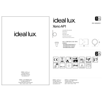 Светильник уличный Ideal Lux Xeno AP1 Белый GU10 129488