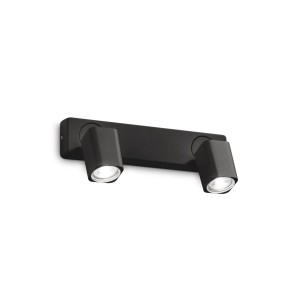Светильник настенный Ideal Lux Rudy AP2 Square Черный GU10 321509