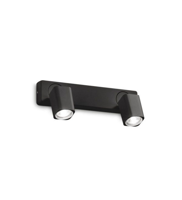 Светильник настенный Ideal Lux Rudy AP2 Square Черный GU10 321509