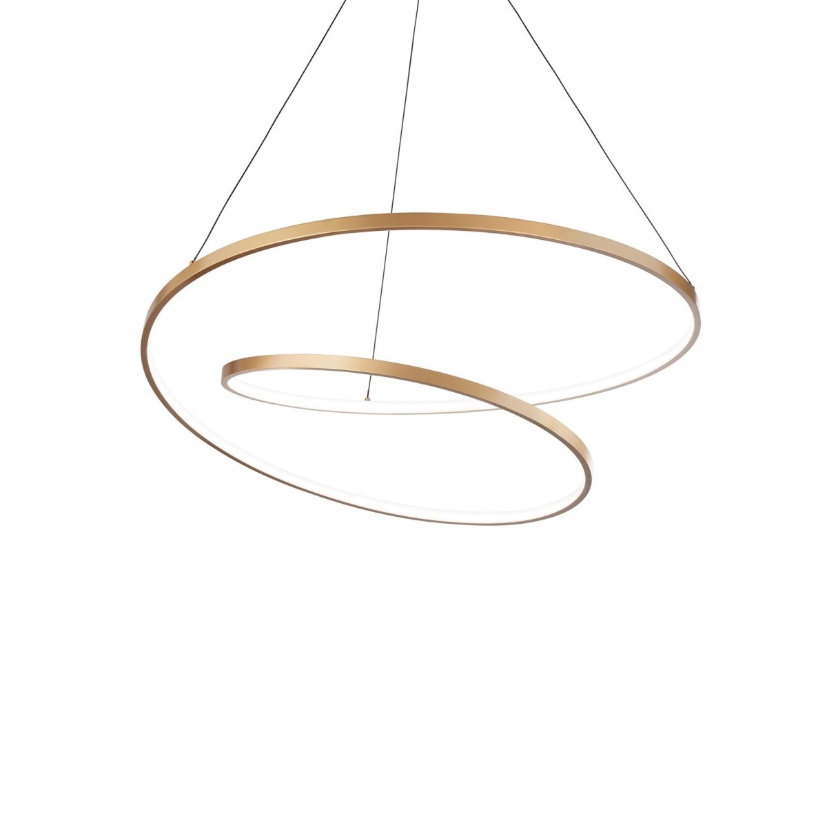 Люстра подвесная Ideal Lux Oz SP D080 DALI 3000K Латунь LED 304595
