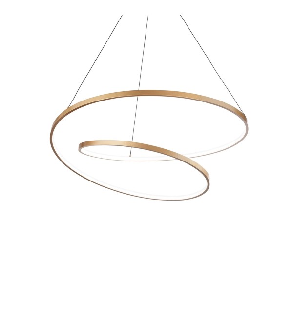 Люстра подвесная Ideal Lux Oz SP D080 DALI 3000K Латунь LED 304595