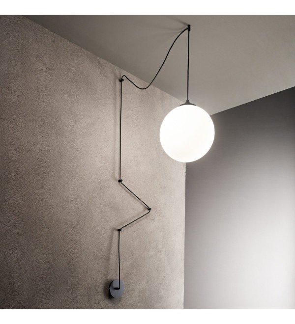 Светильник подвесной Ideal Lux Boa SP1D30 E27 Белый 160863