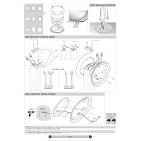 Светильник уличный настенный Ideal Lux Medea-1 AP1 Черный E27 096728