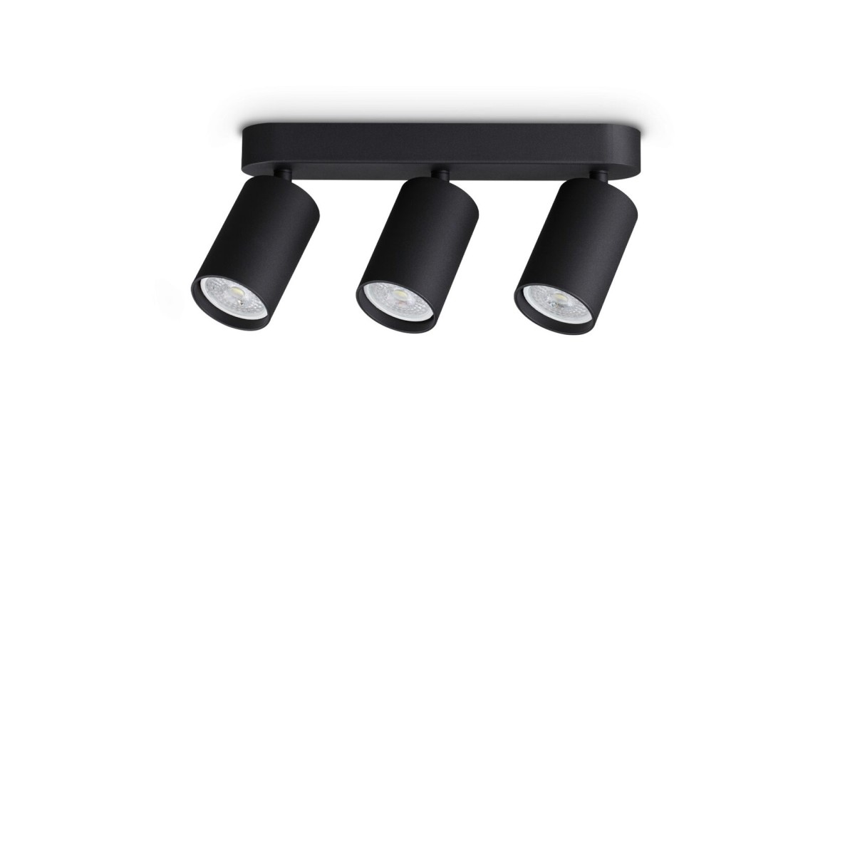 Светильник потолочный Ideal Lux Dynamite PL3 Linear Round Черный GU10 371252
