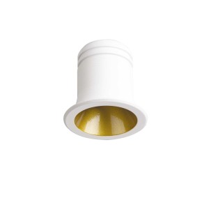 Светильник встраиваемый Ideal Lux Virus FI Белый / Золото 3000К LED 244822