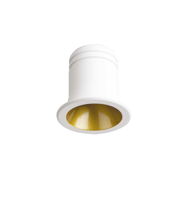Светильник встраиваемый Ideal Lux Virus FI Белый / Золото 3000К LED 244822
