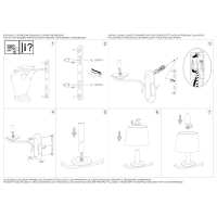 Светильник настенный Ideal Lux Pegaso AP2 Белый E14 059211