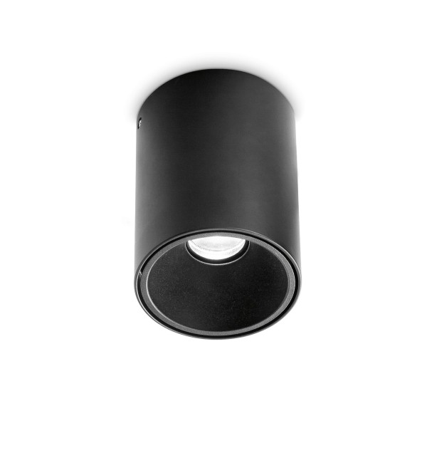 Светильник потолочный Ideal Lux Nitro PL D10 Round 3000K LED Черный мат. 322711