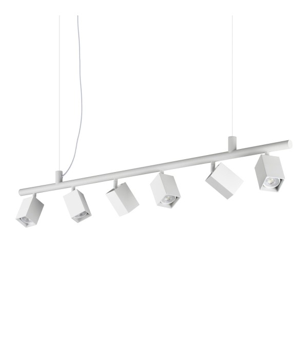 Люстра подвесная Ideal Lux Dynamite SP6 Square GU10 Белый 367460