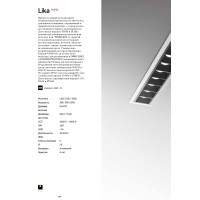 Светильник встраиваемый Ideal Lux Lika FI TRIM 06W 3000К LED Белый / Черный 206196