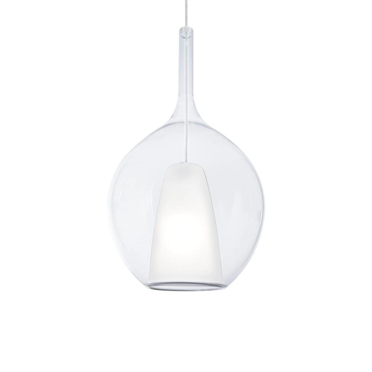 Светильник подвесной Ideal Lux Kalique SP1-3 D18 Голубой E27 360089