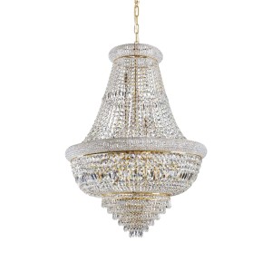 Люстра подвесная Ideal Lux Dubai SP24 Латунь E14 243528