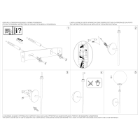 Светильник настенный Ideal Lux Equinoxe AP1 Латунь G4 200149