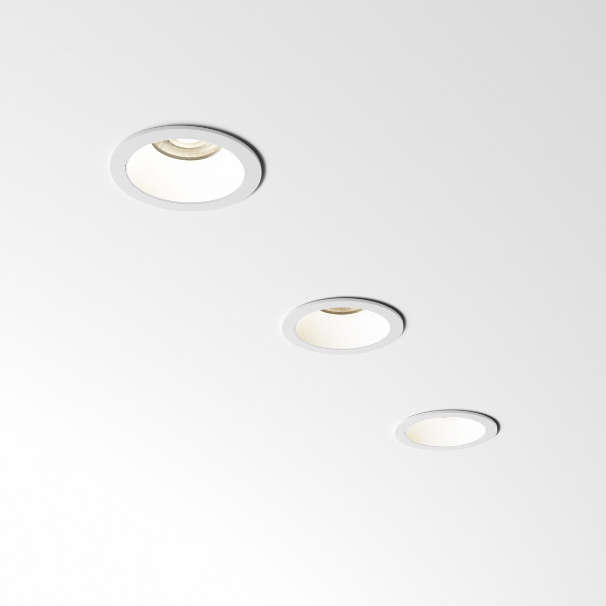 Светильник встраиваемый Ideal Lux Game Trim Round 20Вт LED Белый / Золото 3000К 341422