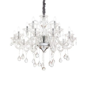 Люстра подвесная Ideal Lux Colossal SP15 Прозрачный E14 114170