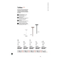 Светильник уличный настольный Ideal Lux Toffee TL Черный Сенсор Аккумулятор 3000К LED 328614