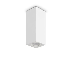 Светильник потолочный Ideal Lux Look PL01 Square D7.0 H020 Gesso Белый гипс GU10 355764