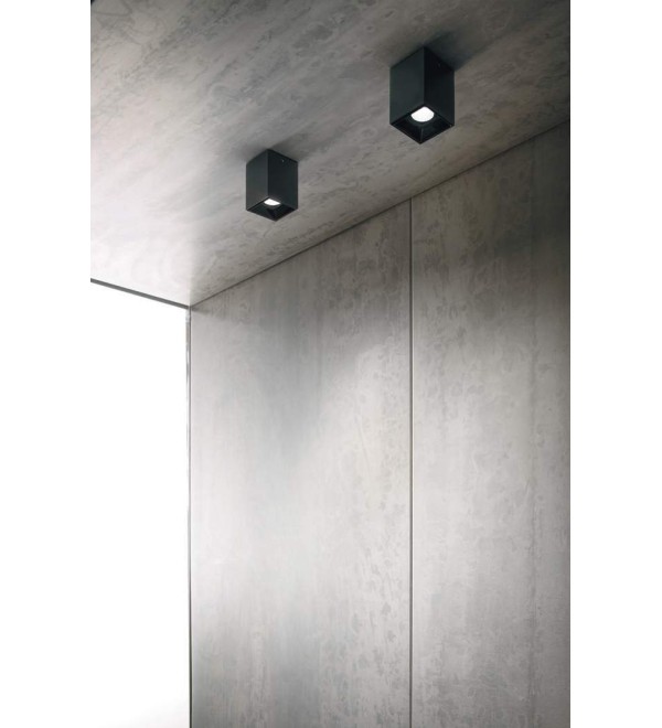 Светильник потолочный Ideal Lux Nitro PL D05 Square 3000K LED Черный 319582